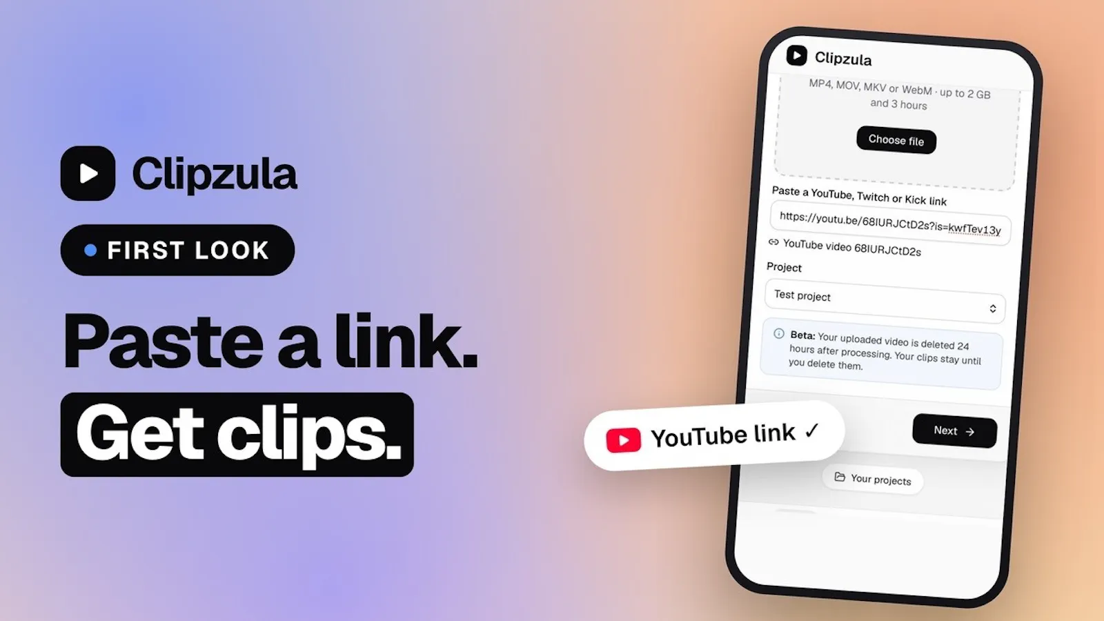 Clipzula screenshot 1 (video preview)