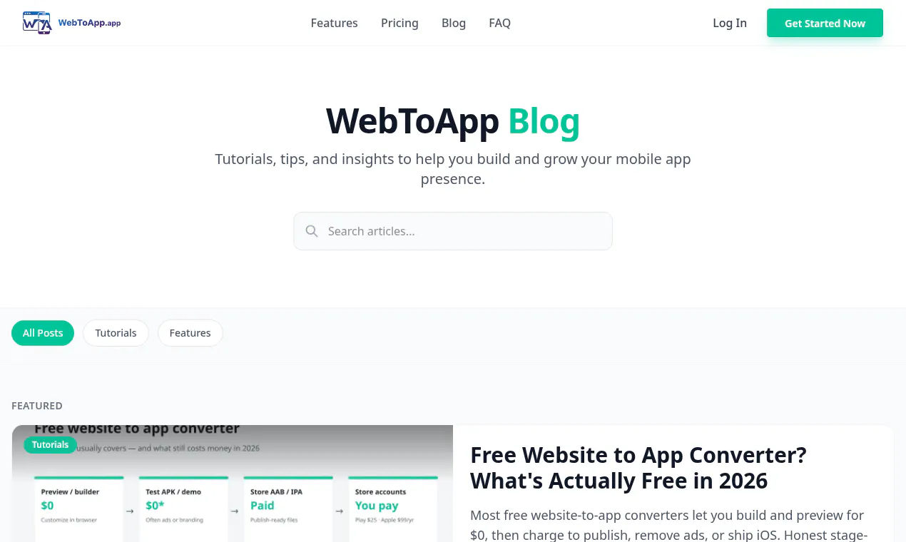 WebToApp.app gallery image