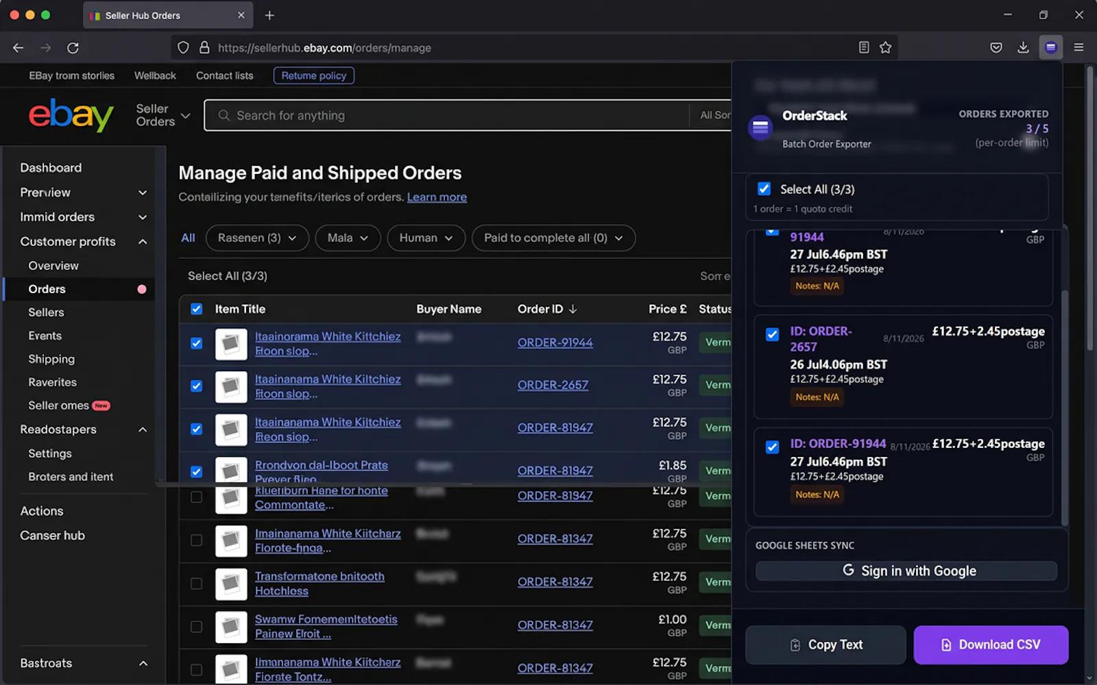 OrderStack screenshot 3