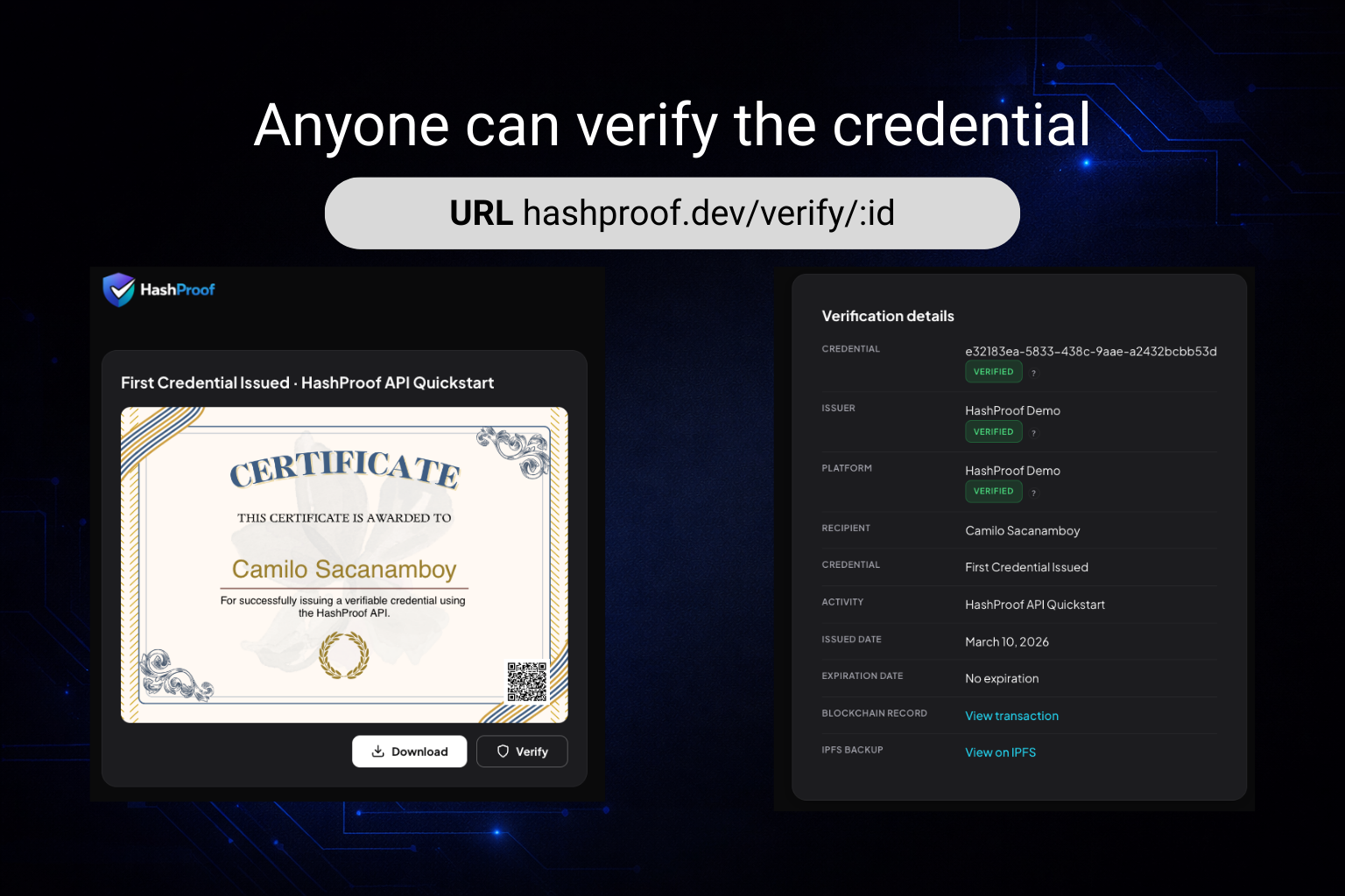 HashProof gallery image
