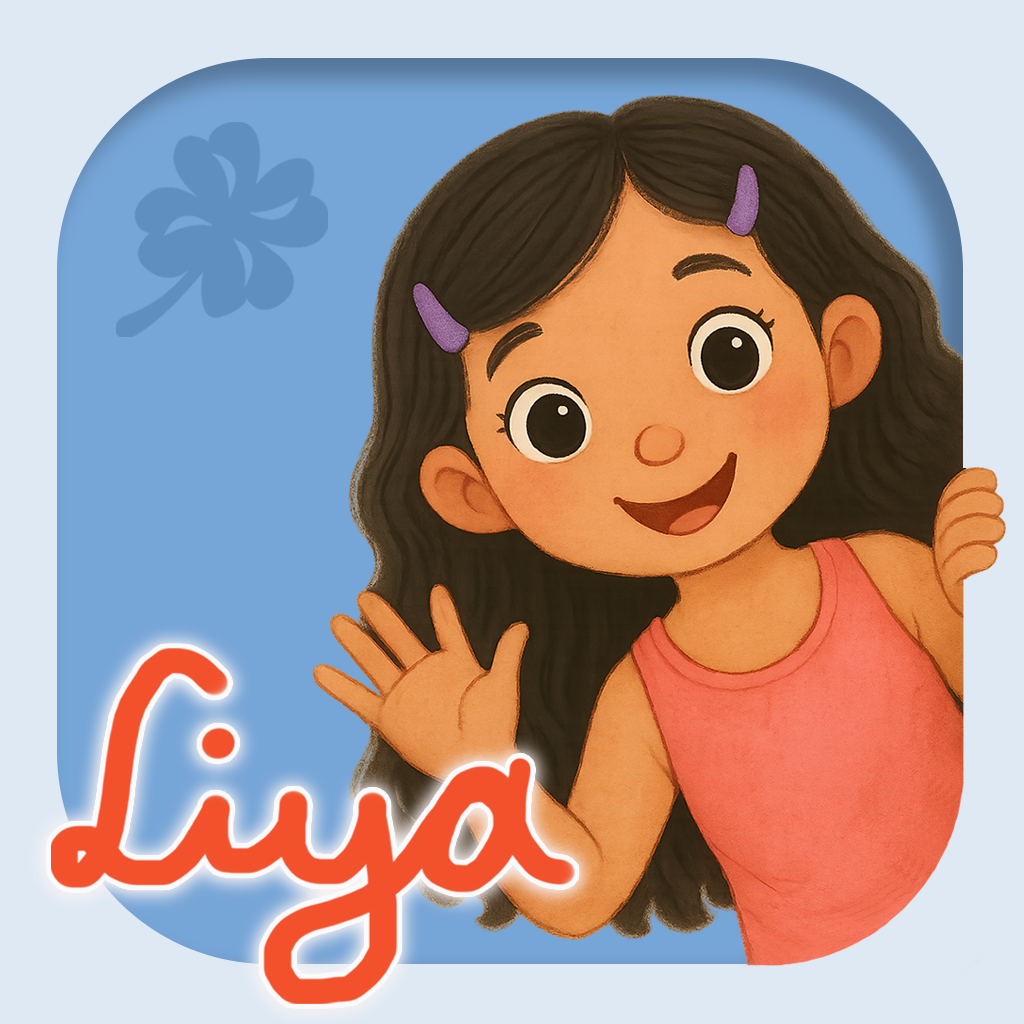 Liyas Welt -A Calm Learning App for Kids - Product Hunt launch logo and brand identity