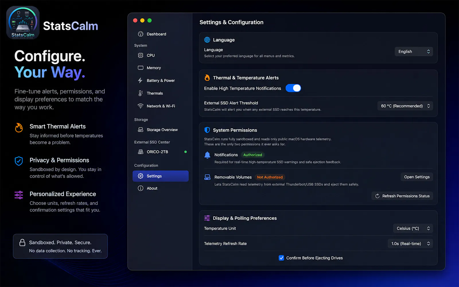 StatsCalm screenshot 4