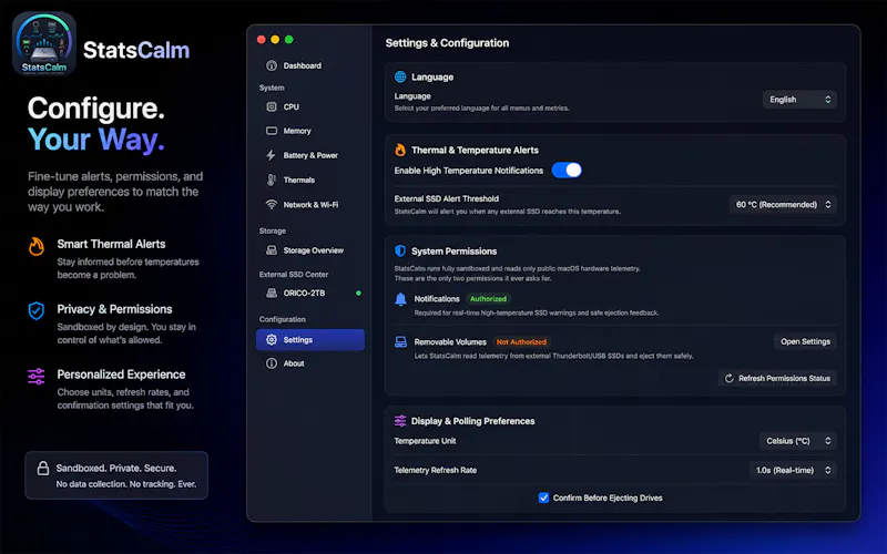StatsCalm screenshot 4