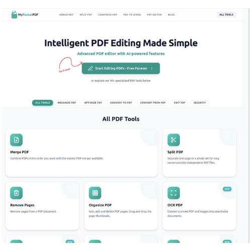 MyPocketPDF - Screenshot 3 showing product features and functionality