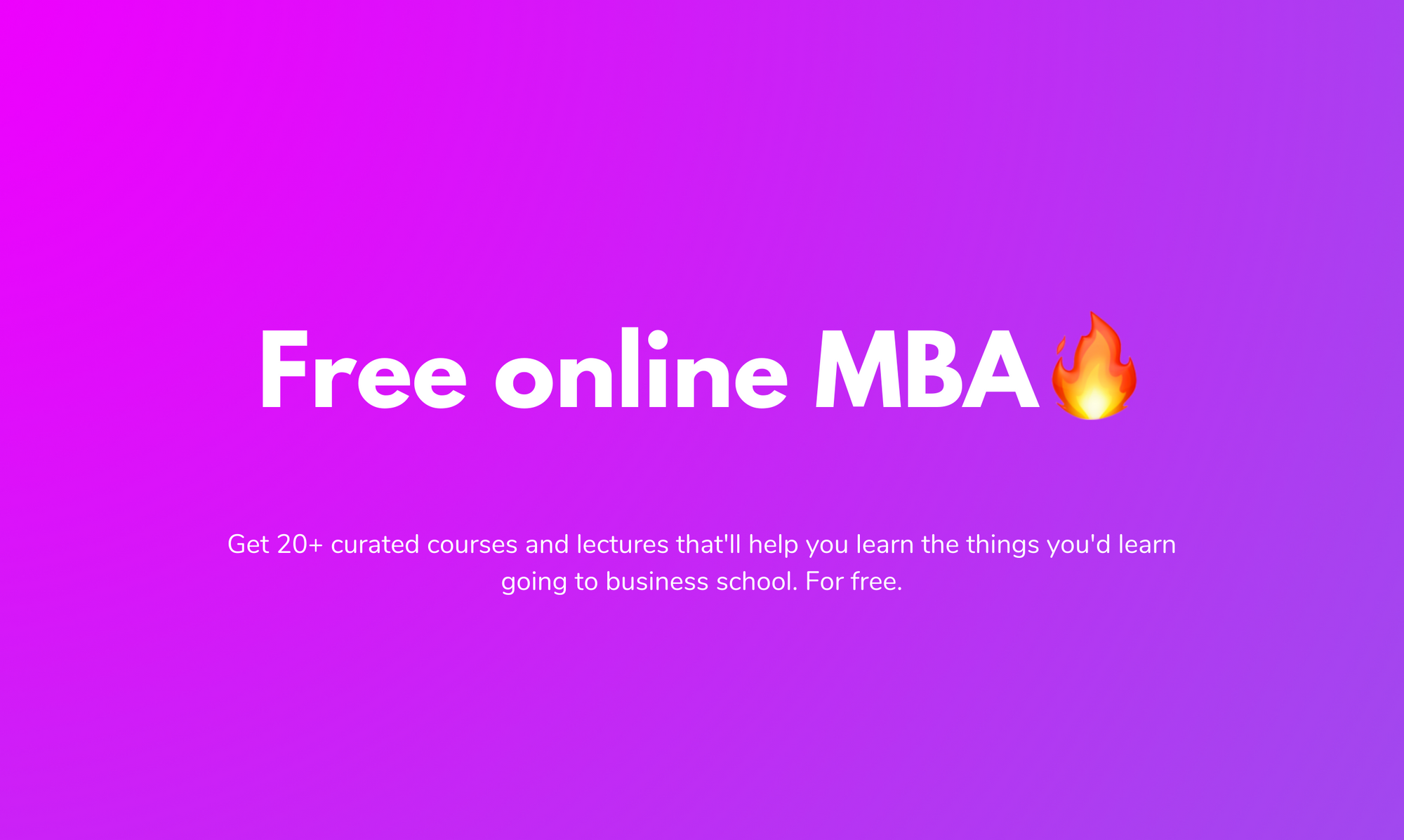 Free online MBA gallery image