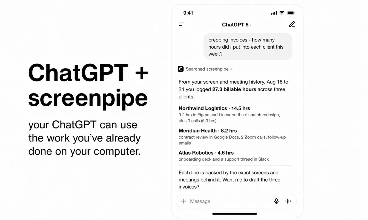screenpipe gallery image