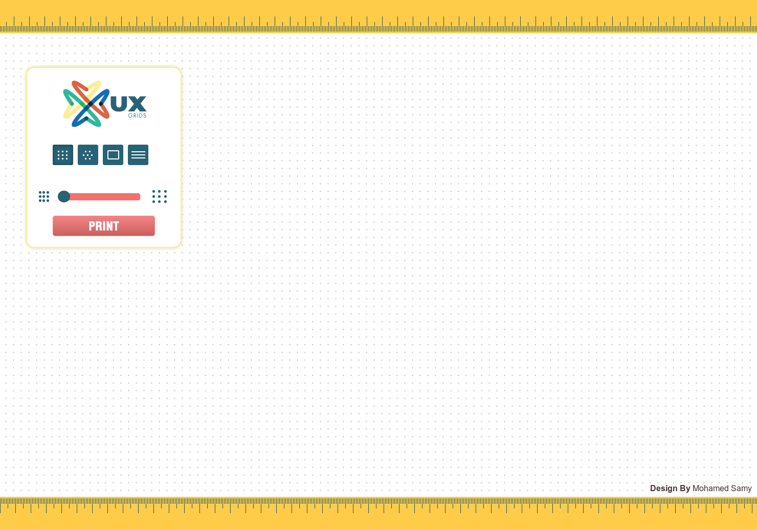 Ux Grids , Choose your paper pattern and print it immediately