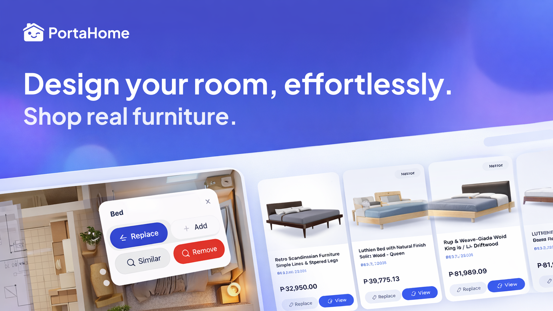PortaHome - Main product screenshot demonstrating key features and user interface
