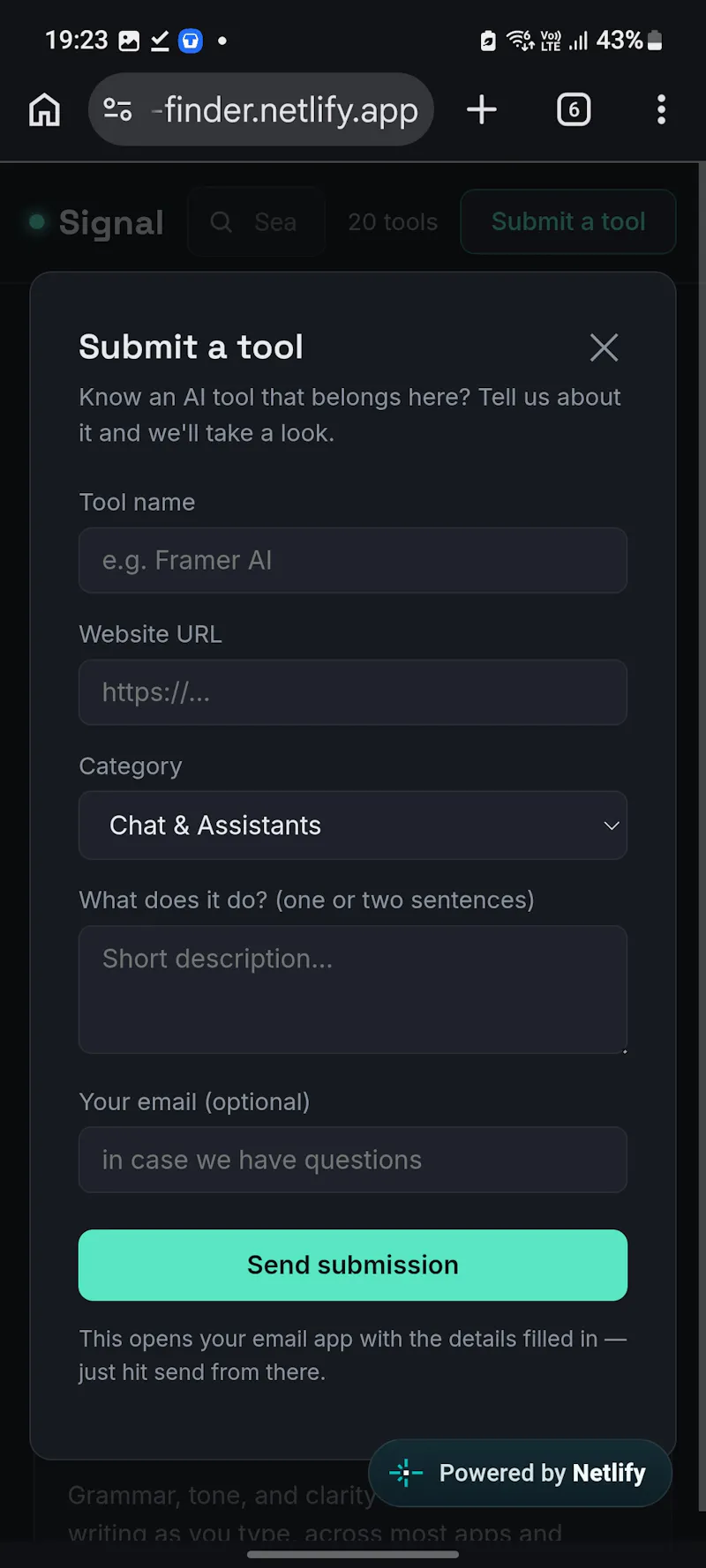 Signal screenshot 3