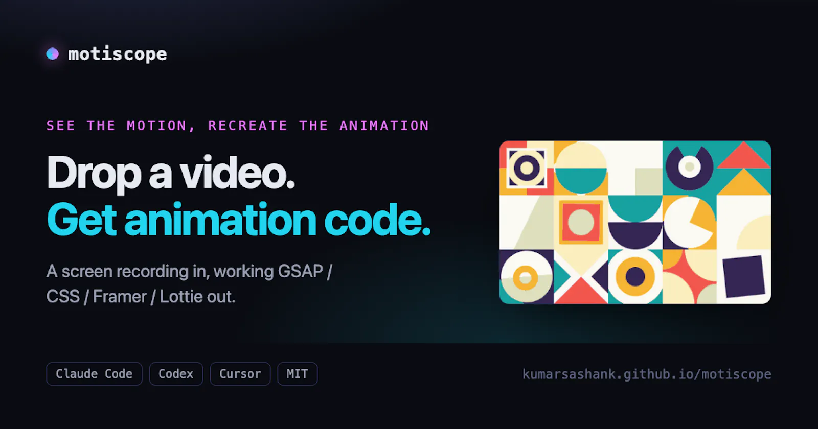 Motiscope screenshot 1