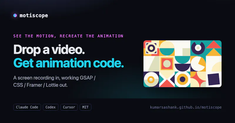 Motiscope screenshot 1