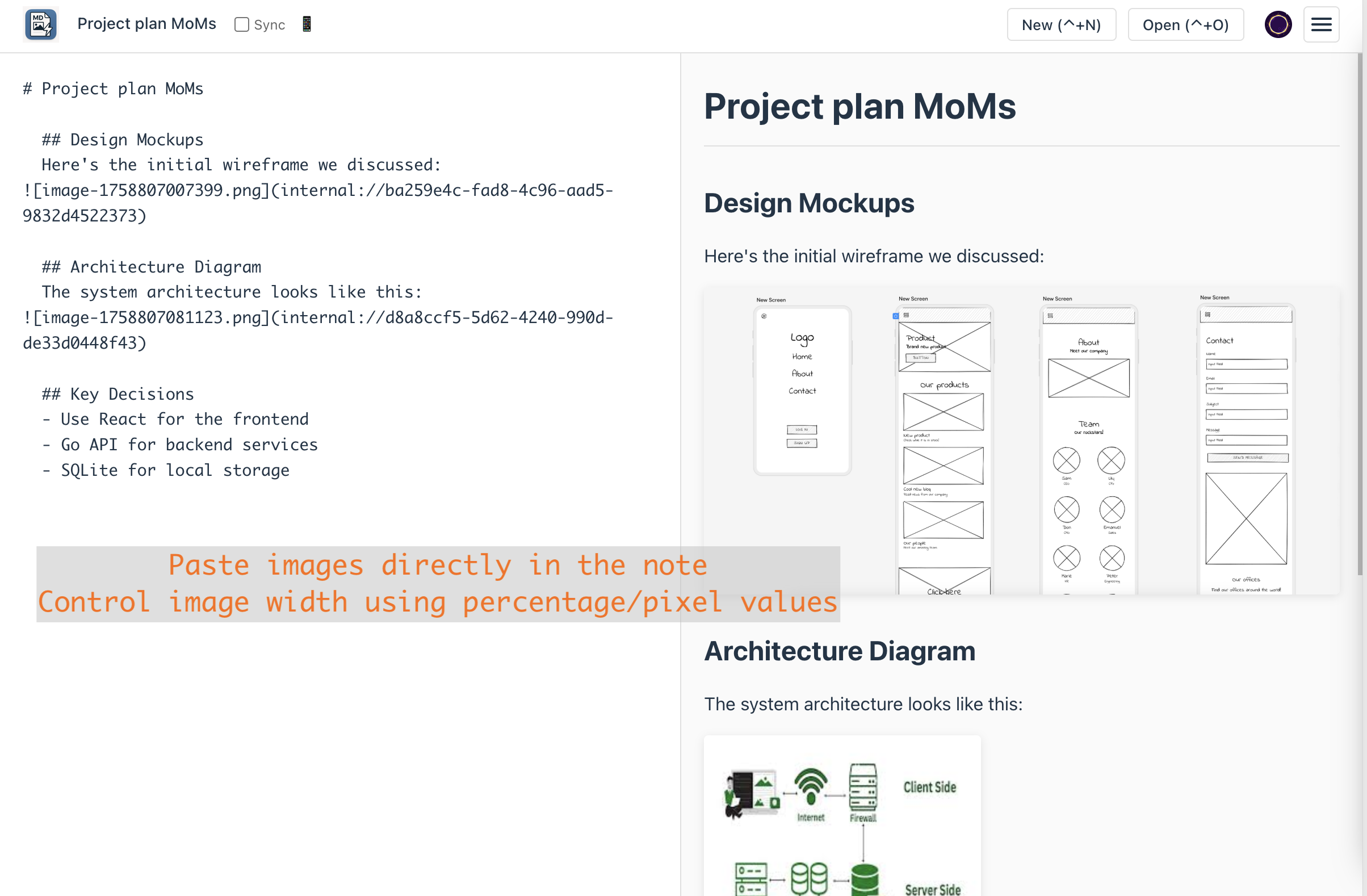 Notedown gallery image