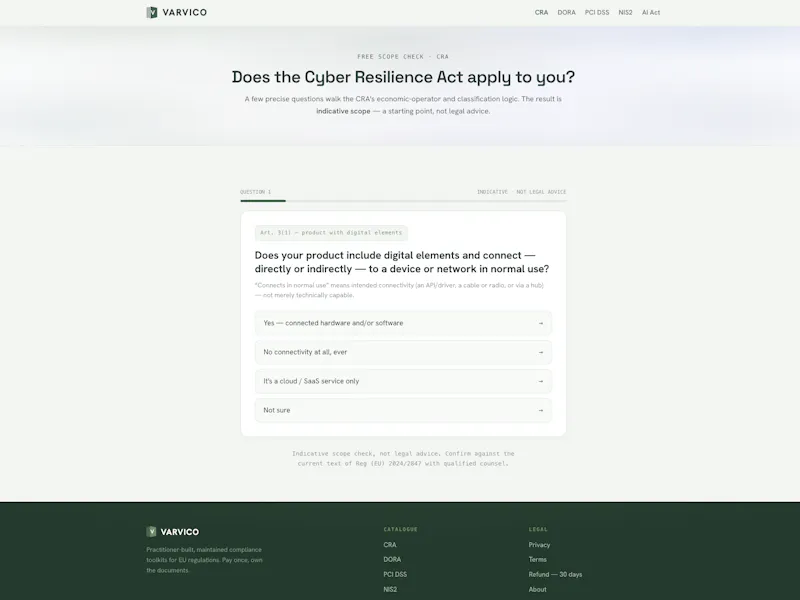 VARVICO screenshot 3