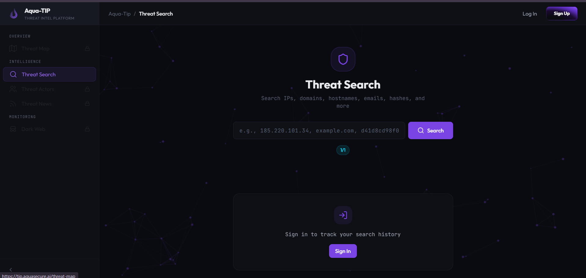 Aqua TIP — Threat Intel Platform gallery image