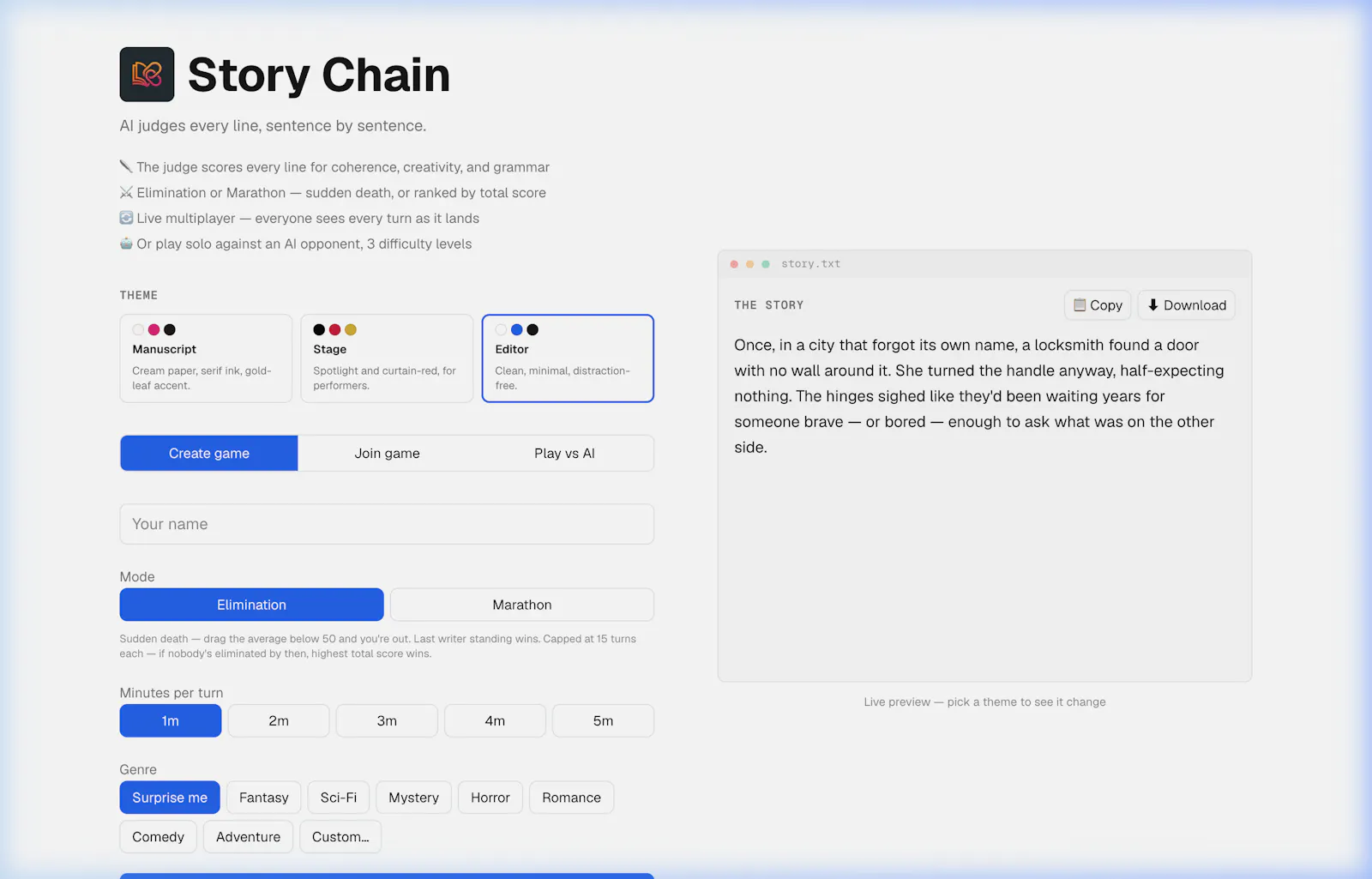 Story Chain screenshot 2