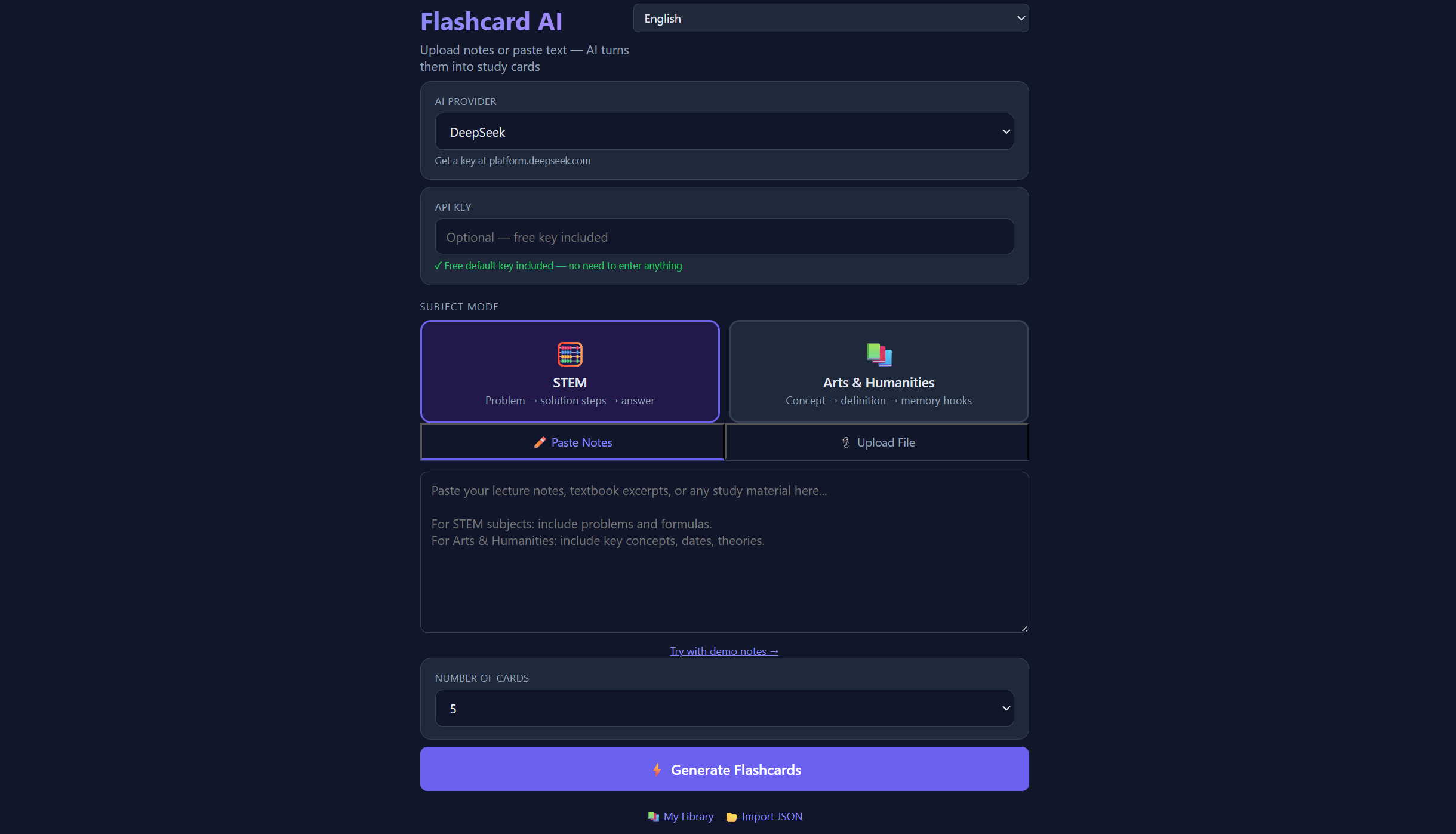 Flashcard AI