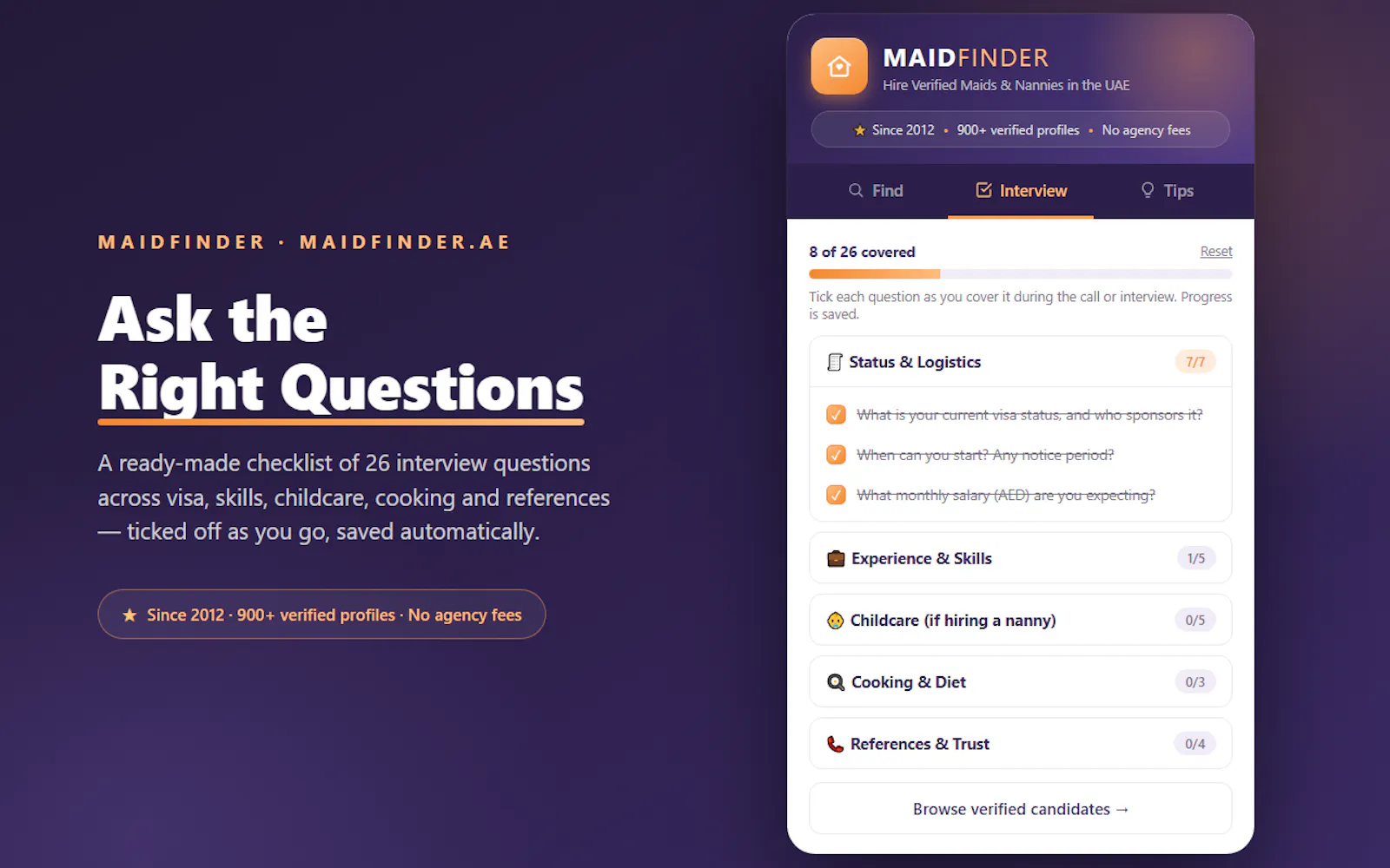 MaidFinder — Hire the Right Maid in UAE screenshot 3