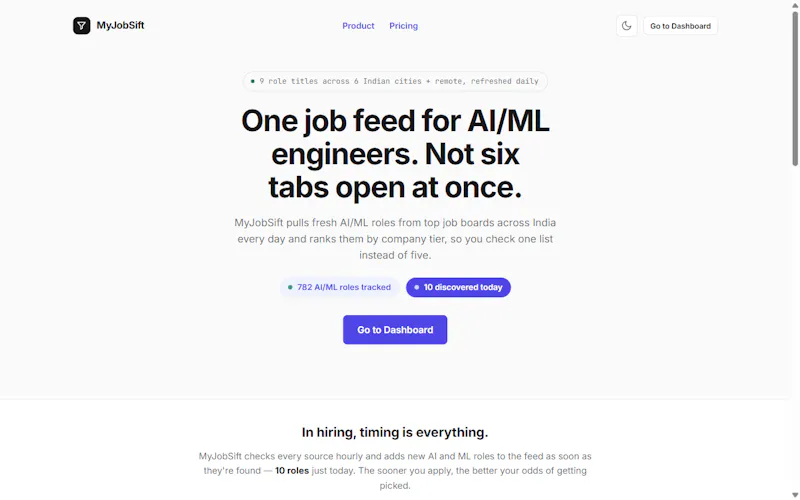 MyJobSift screenshot 1