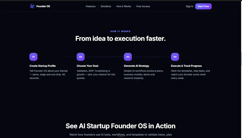 AI Startup Founder OS  screenshot 4