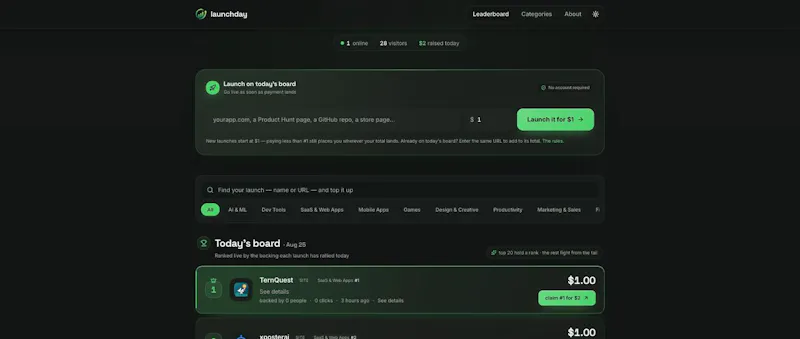 Launchday screenshot 3