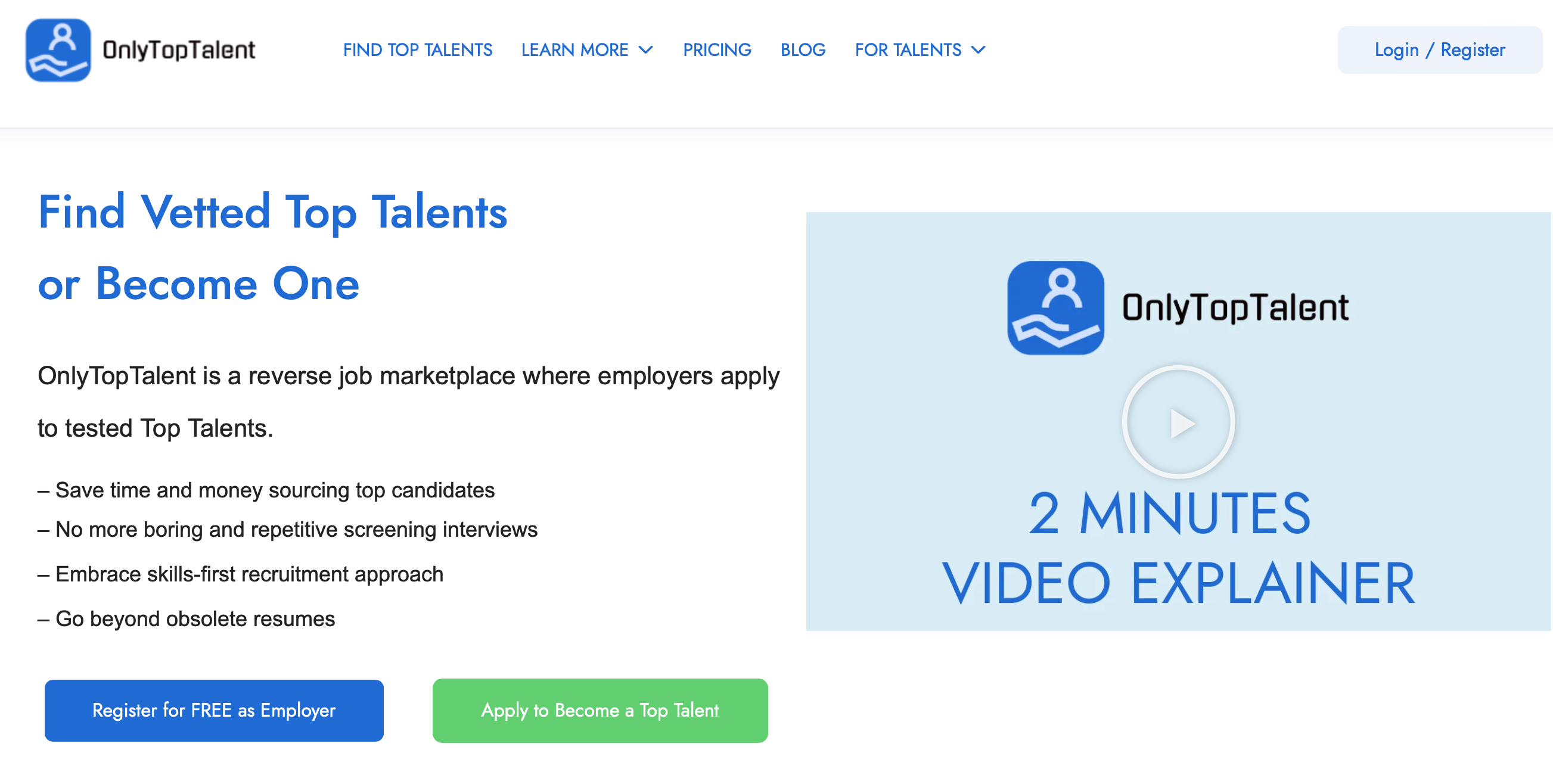 OnlyToptalent - นำไปใช้กับความสามารถที่ได้รับการตรวจสอบ - ค้นหาความสามารถสูงสุดหรือกลายเป็นหนึ่งเดียว media 2