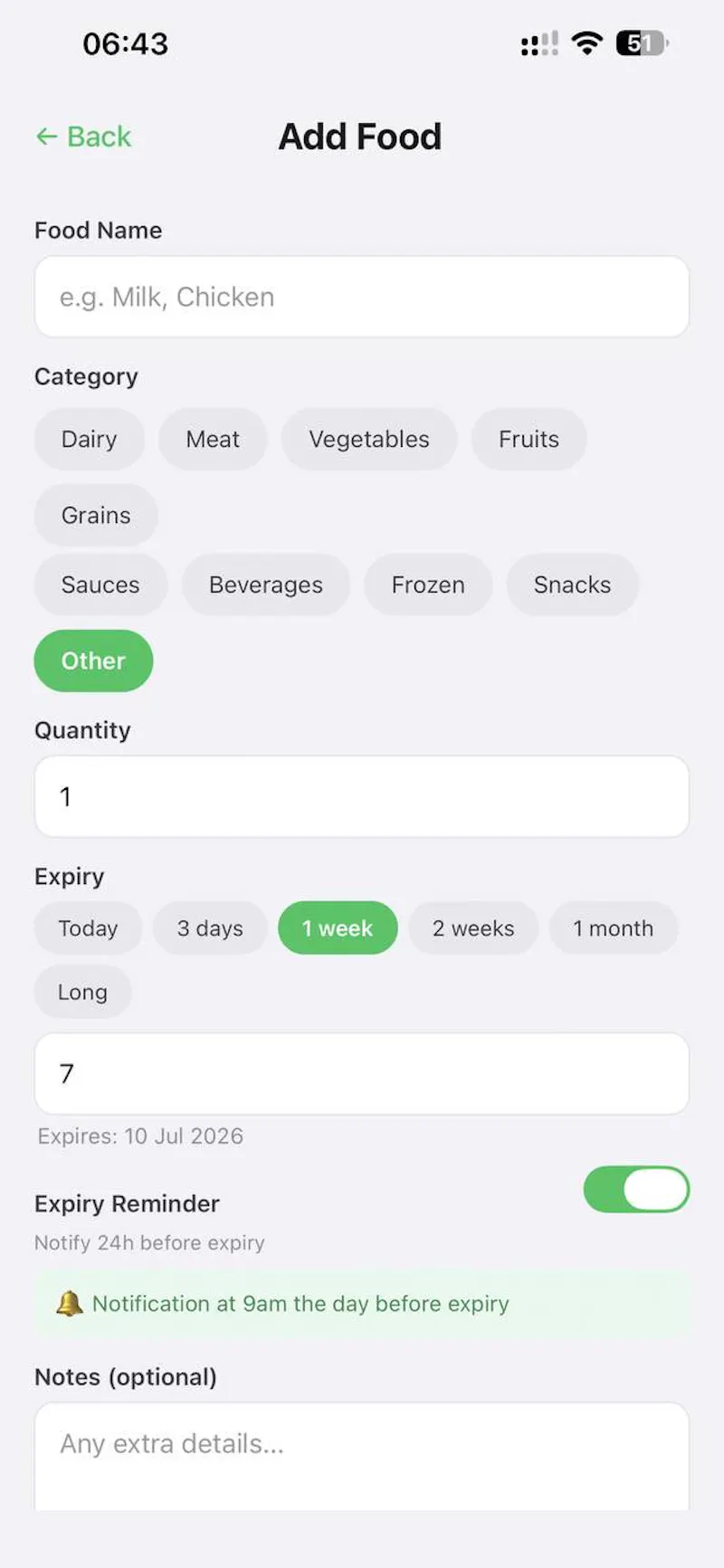 Food Pantry App screenshot 3