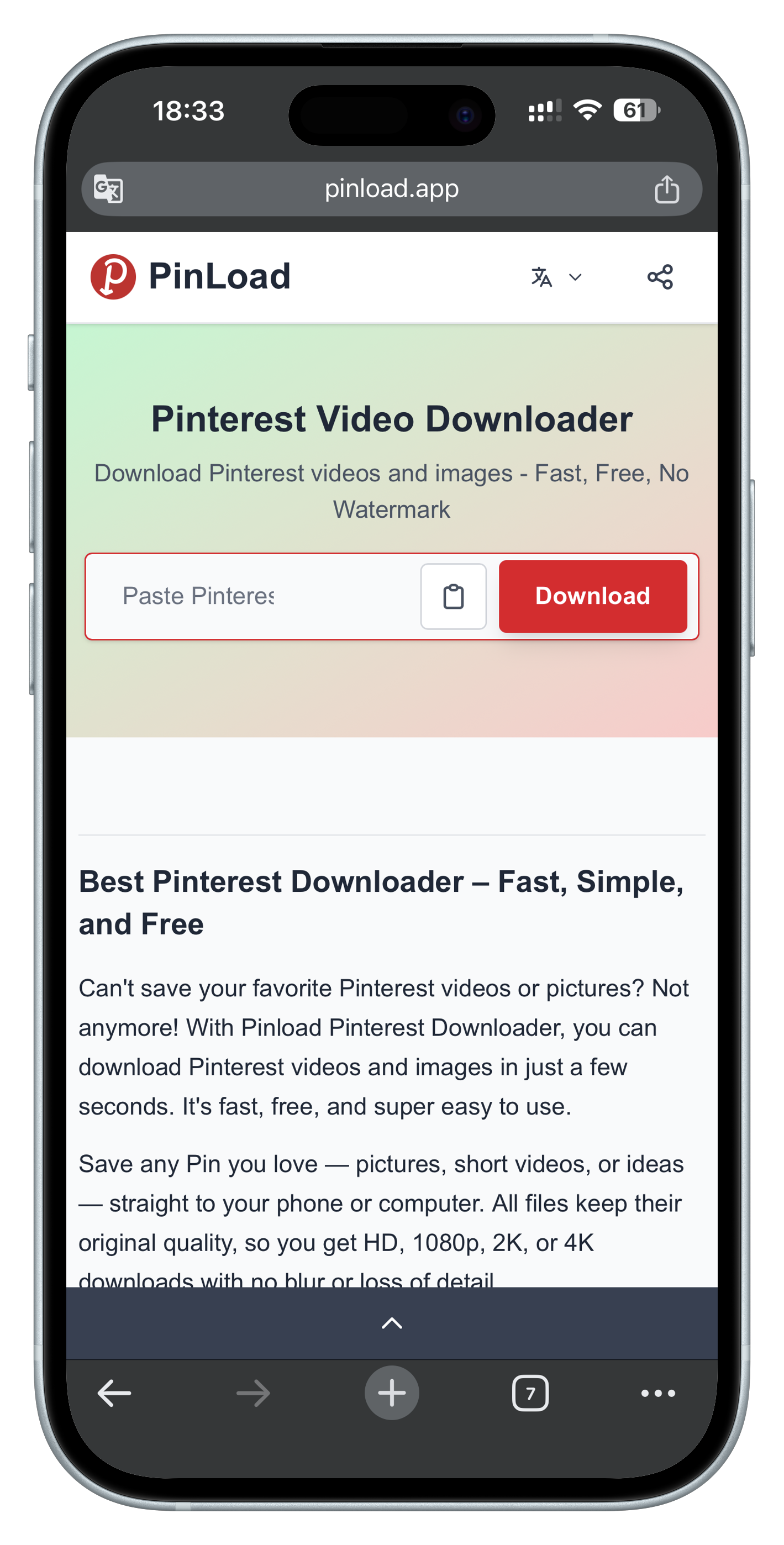 PinLoad - Screenshot 2 showing product features and functionality