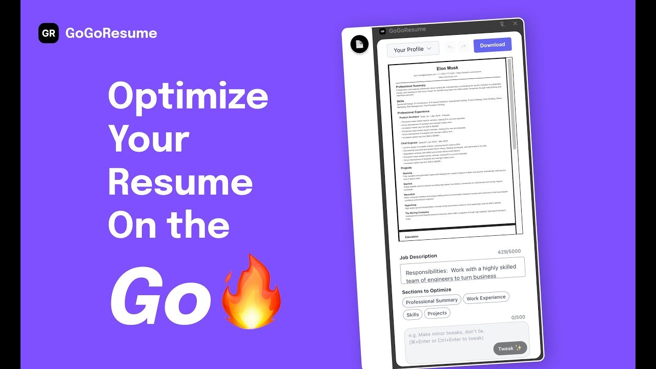 GoGoResume gallery image