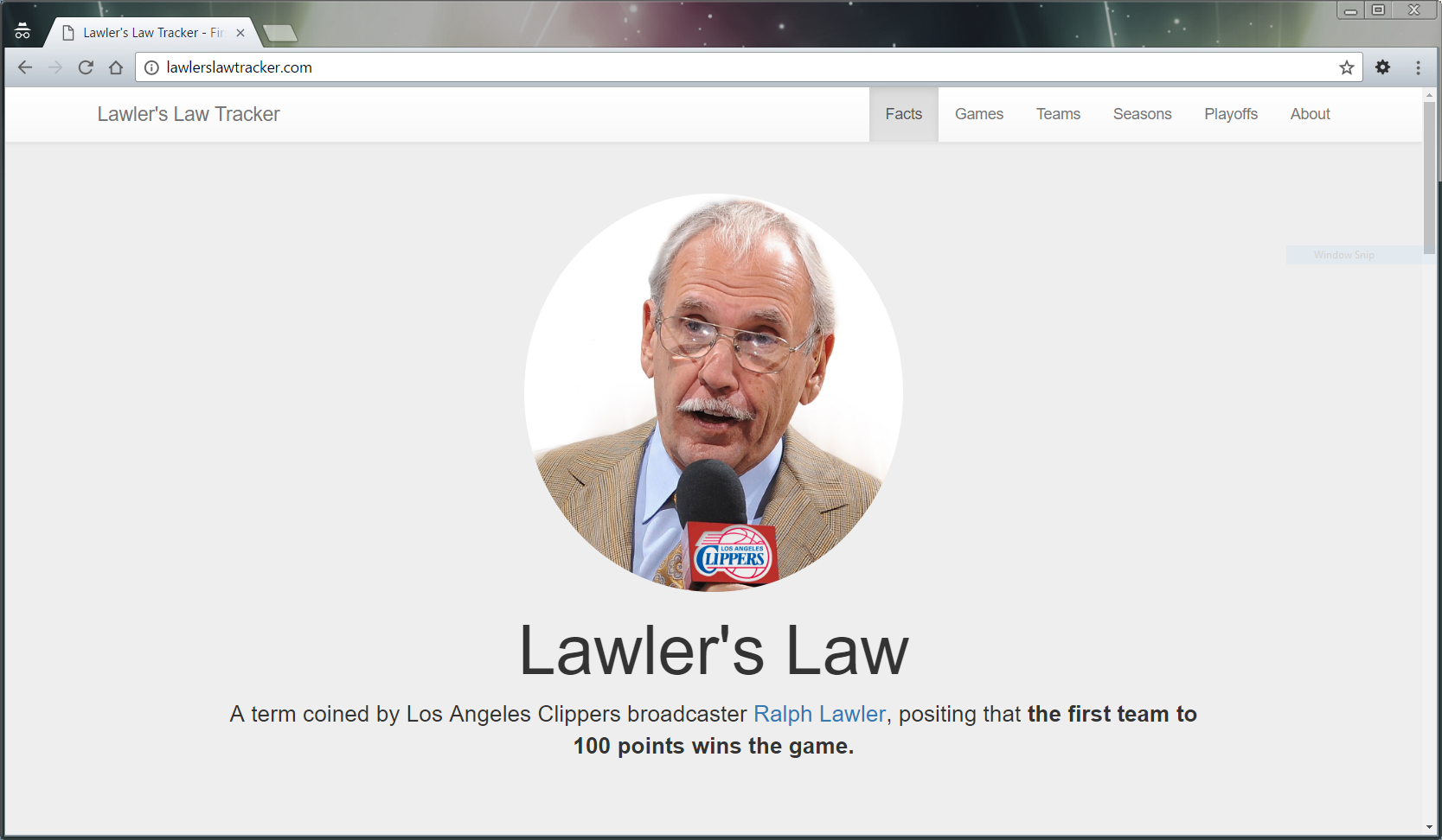 Lawler's Law Tracker