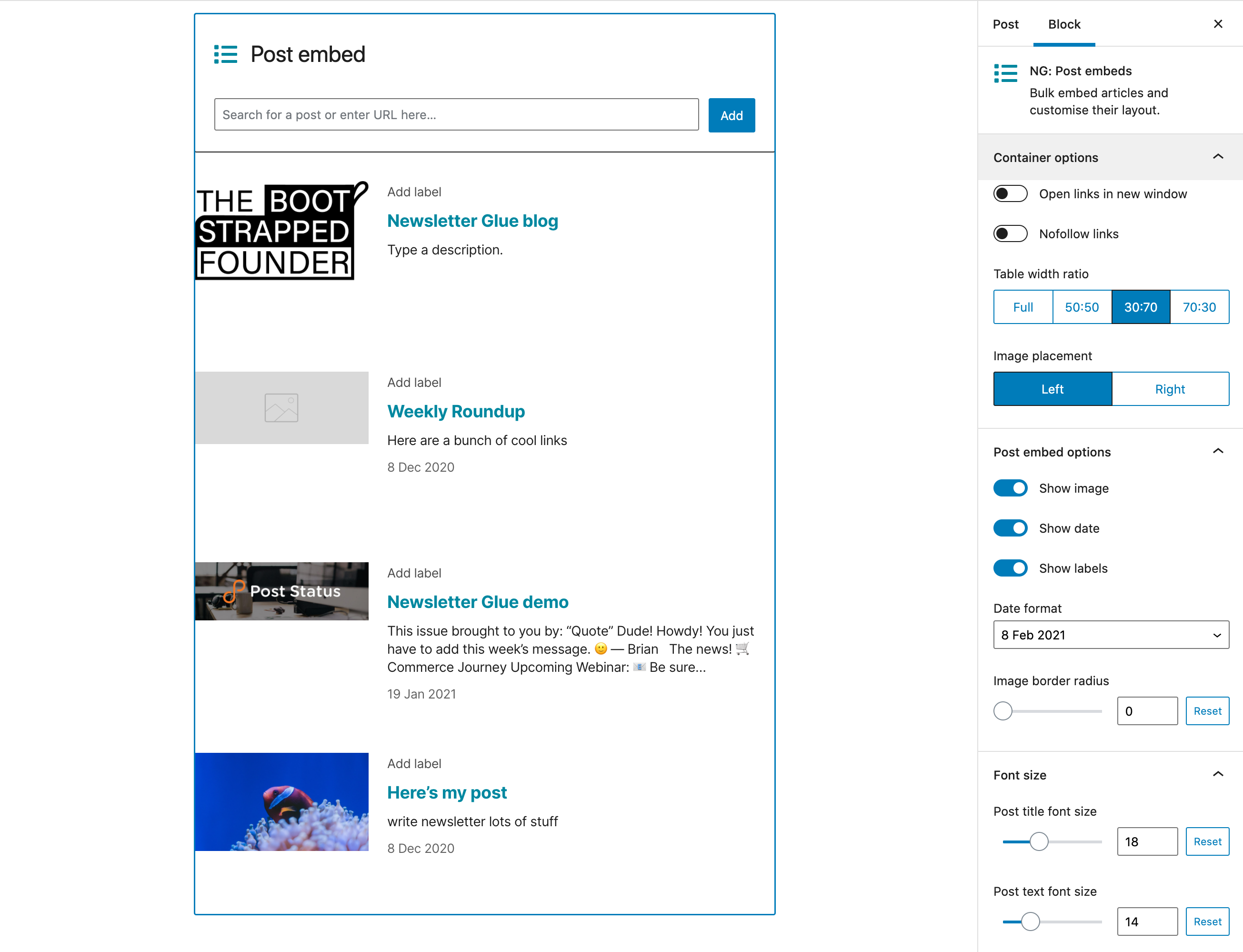 Newsletter Glue 2.0 gallery image
