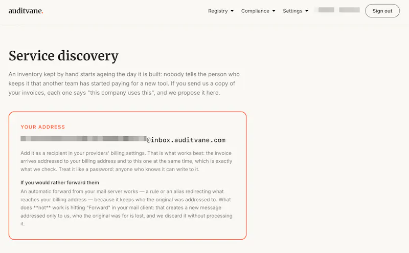 auditvane screenshot 2