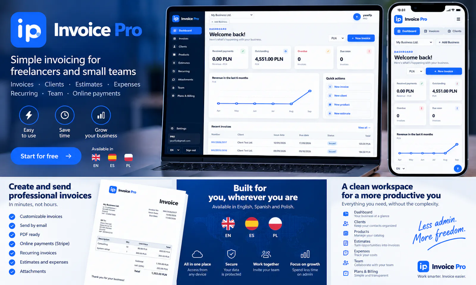 Invoice Pro screenshot 1