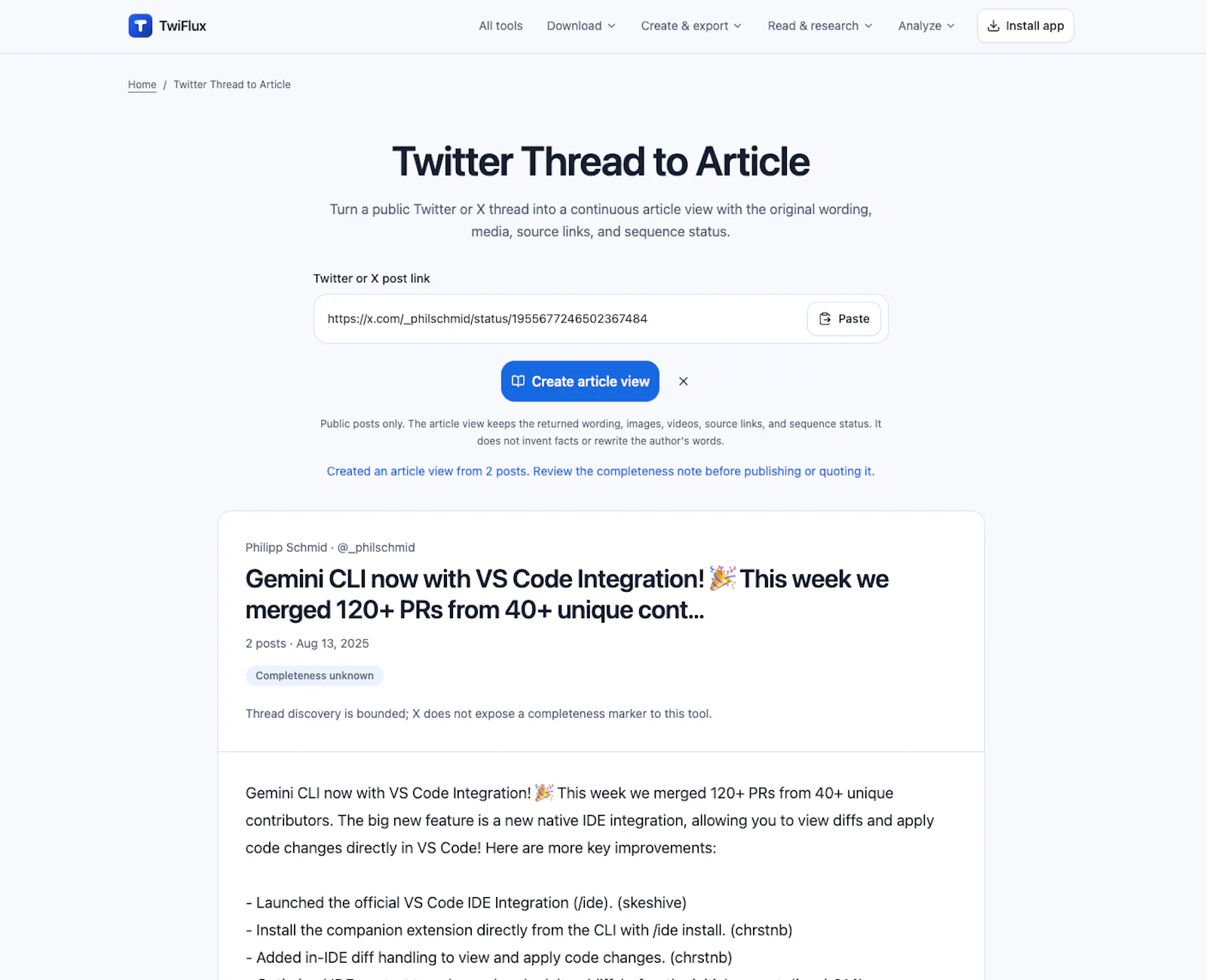 TwiFlux screenshot 5