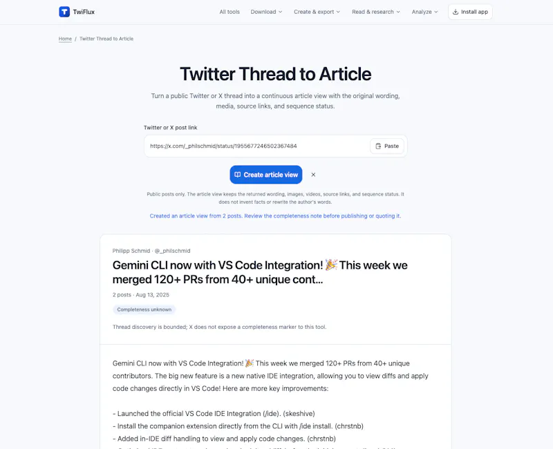 TwiFlux screenshot 5