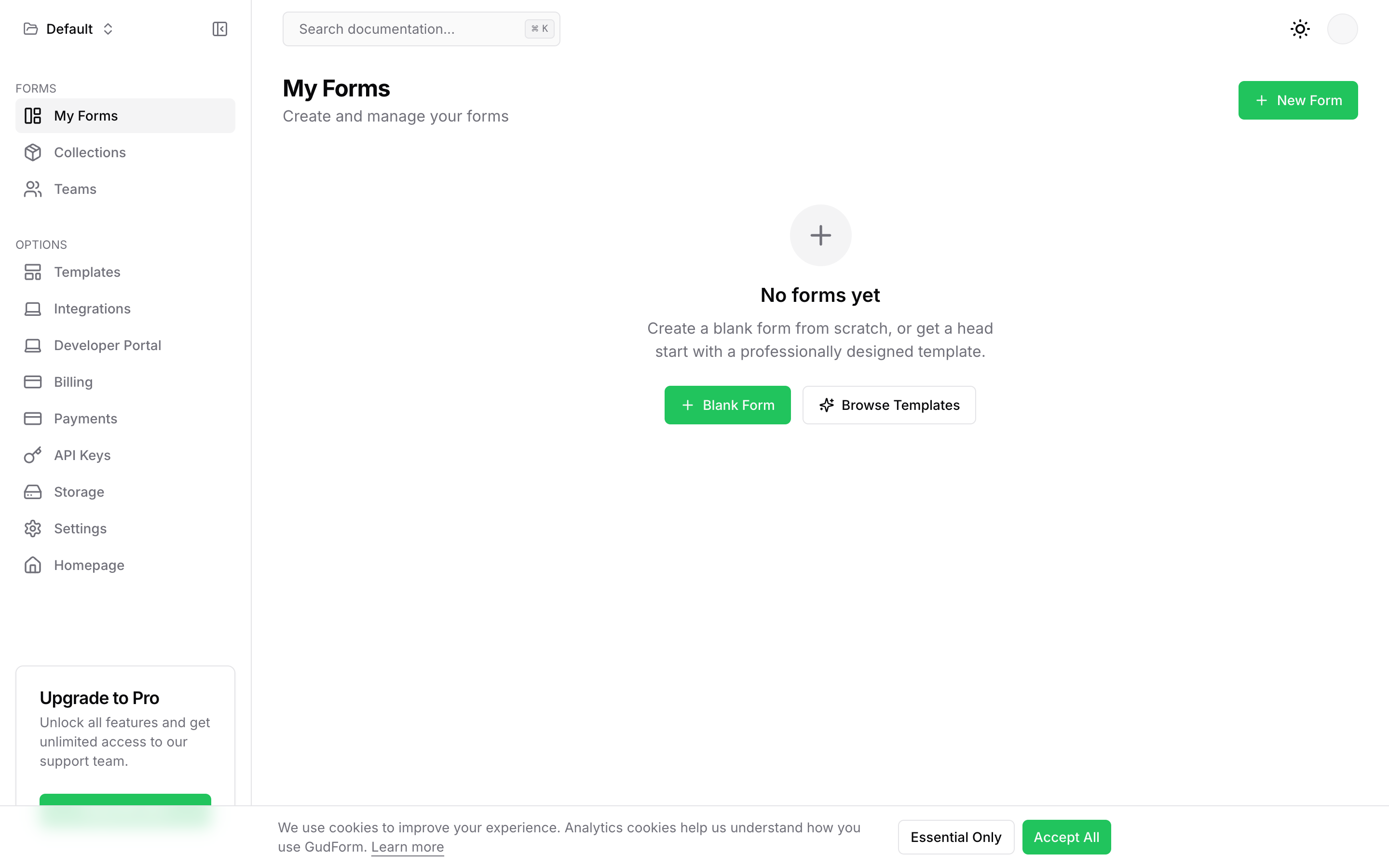 GudForm - Screenshot 5 showing product features and functionality
