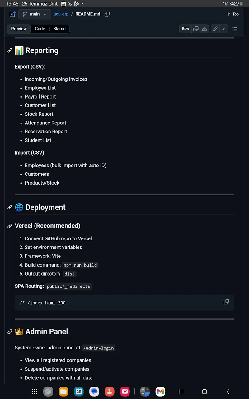 ACU — Enterprise Suite screenshot 1