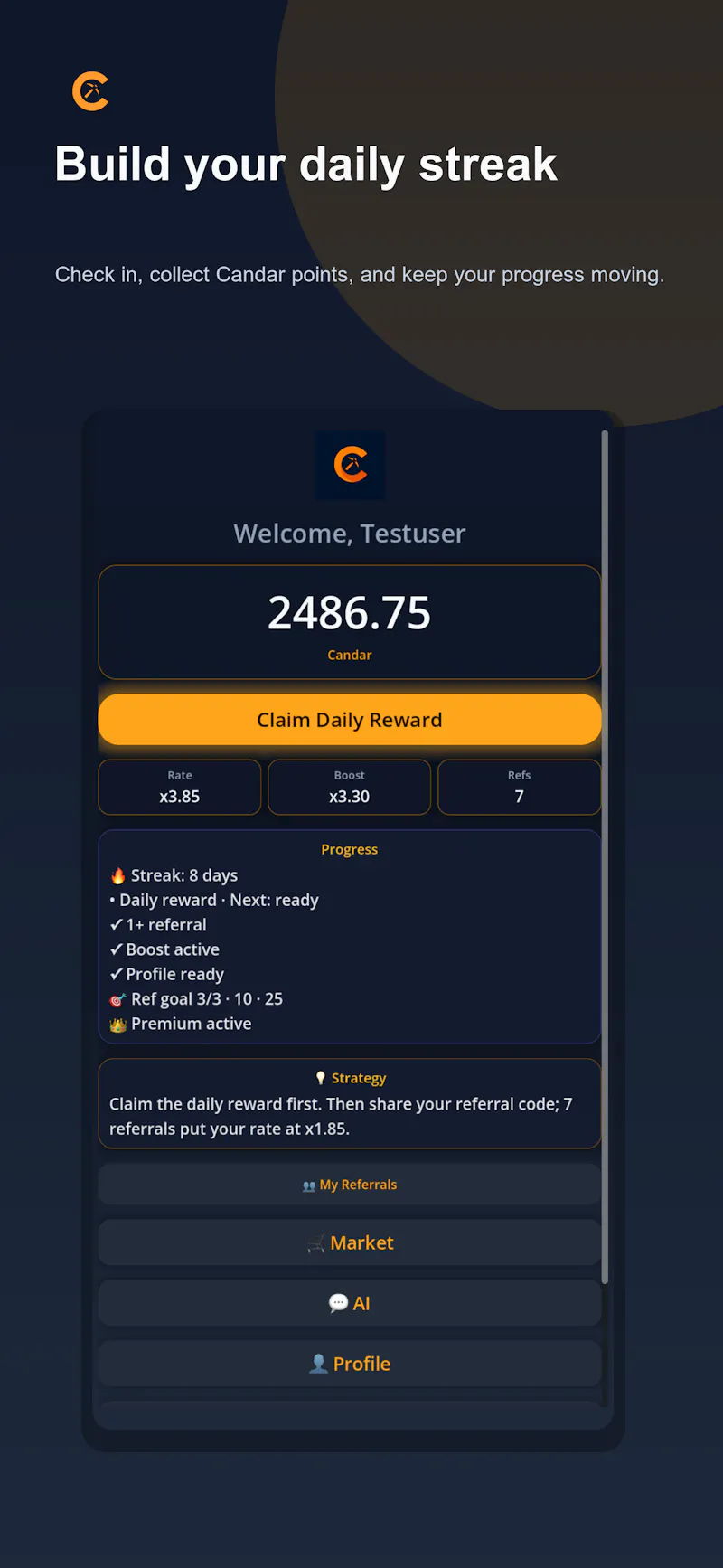 Candar Network screenshot 1