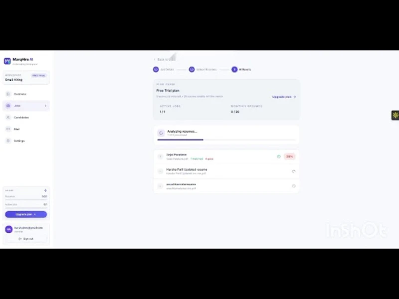 MarqHire – AI Hiring Agent screenshot 1 (video preview)