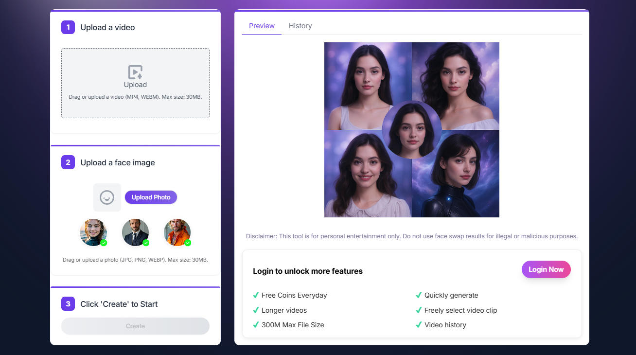 Video Face Swap gallery image