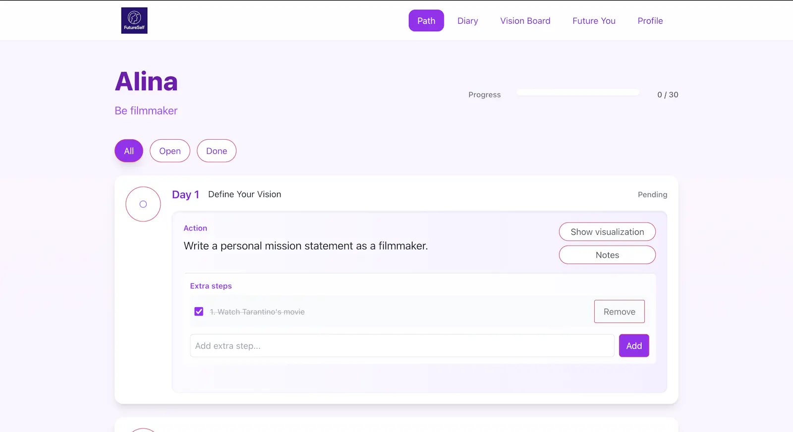 The futureself screenshot 4