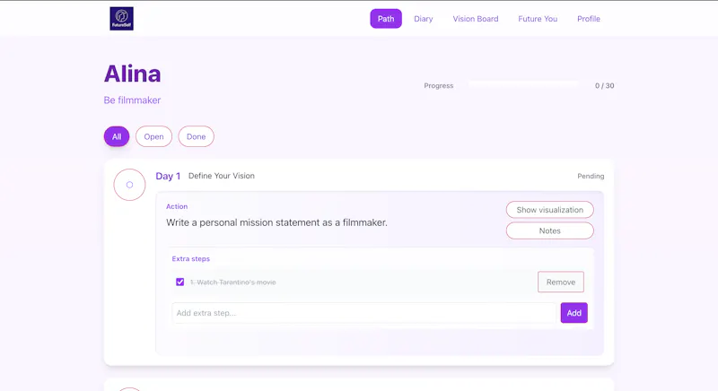 The futureself screenshot 4
