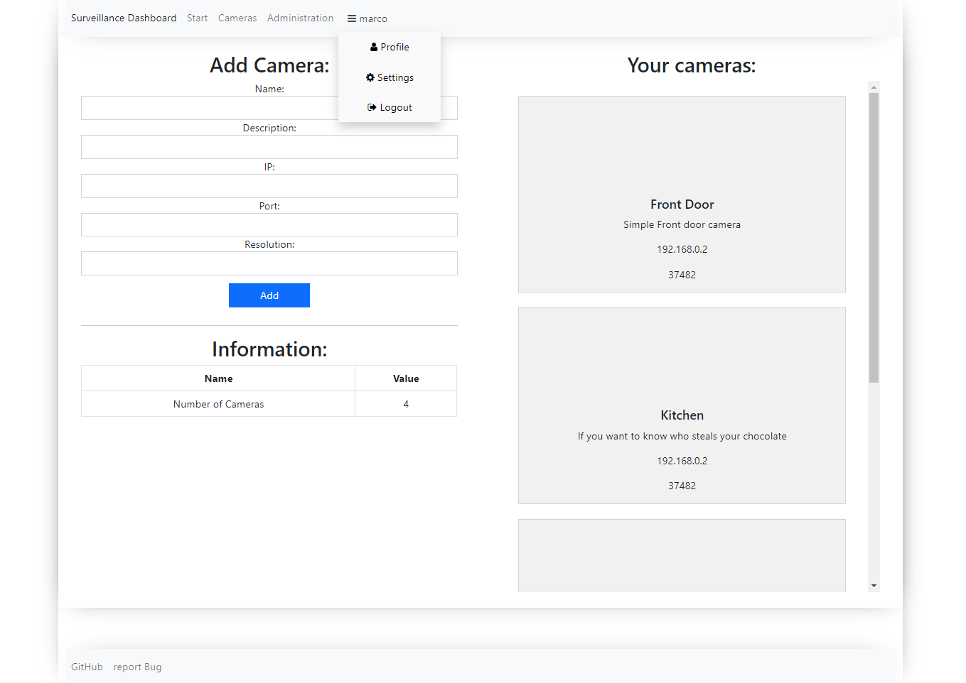 survAPI Surveillance Camera Analysis gallery image