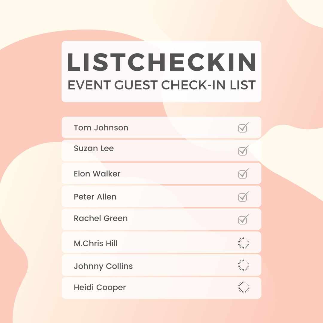 Application listcheckin