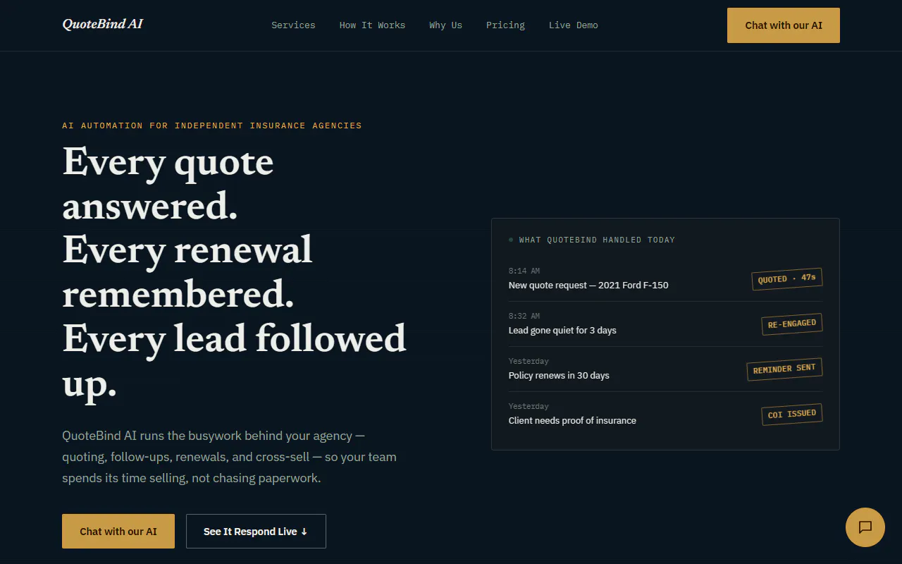 QuoteBind AI gallery image