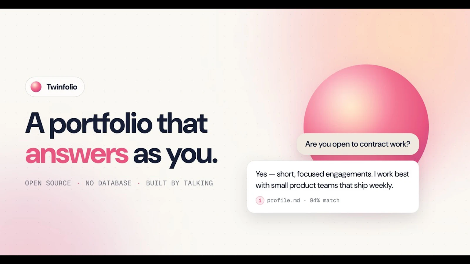 Twinfolio screenshot 1 (video preview)