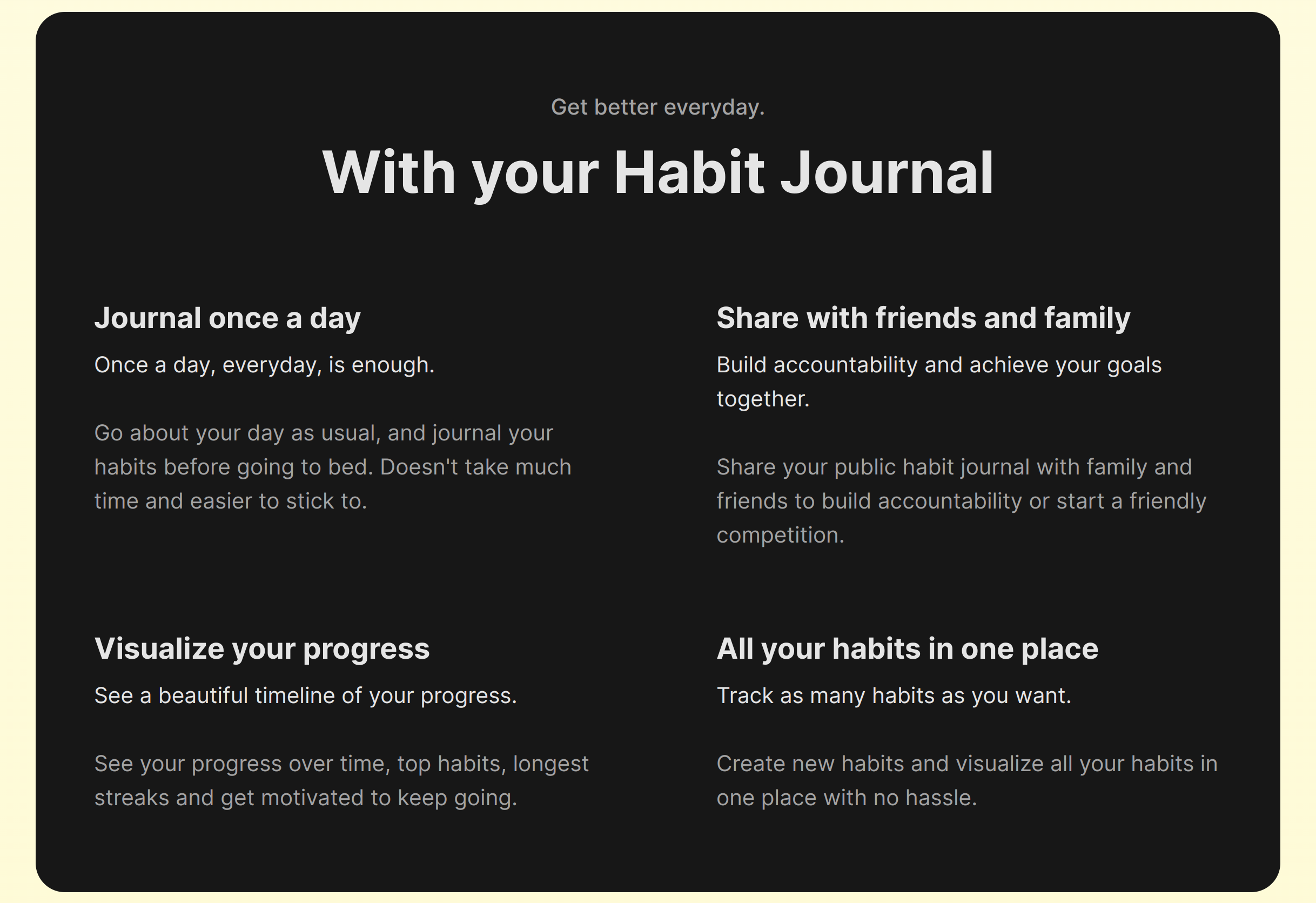 Habit Journal gallery image