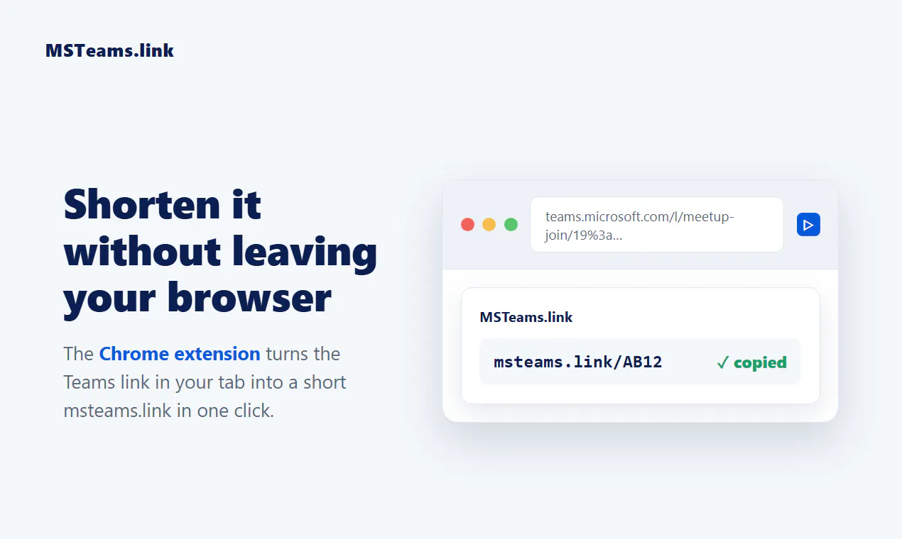 MSTeams.link screenshot