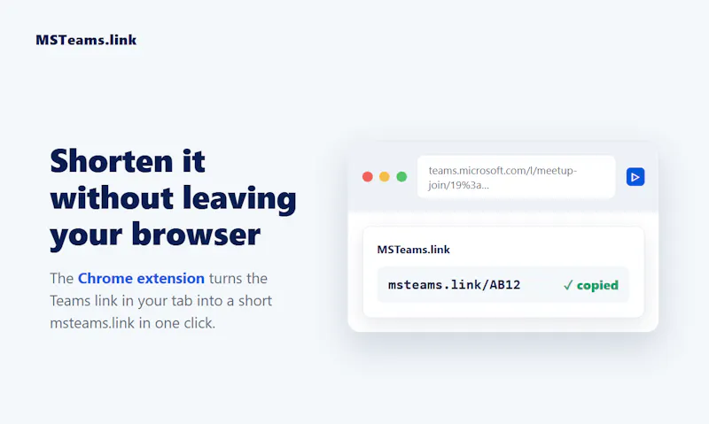 MSTeams.link screenshot 3