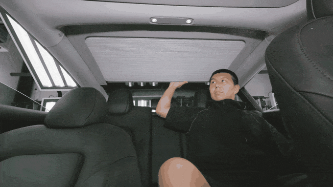 Media The Ultimate Roof Sunshade untuk Tesla! 3