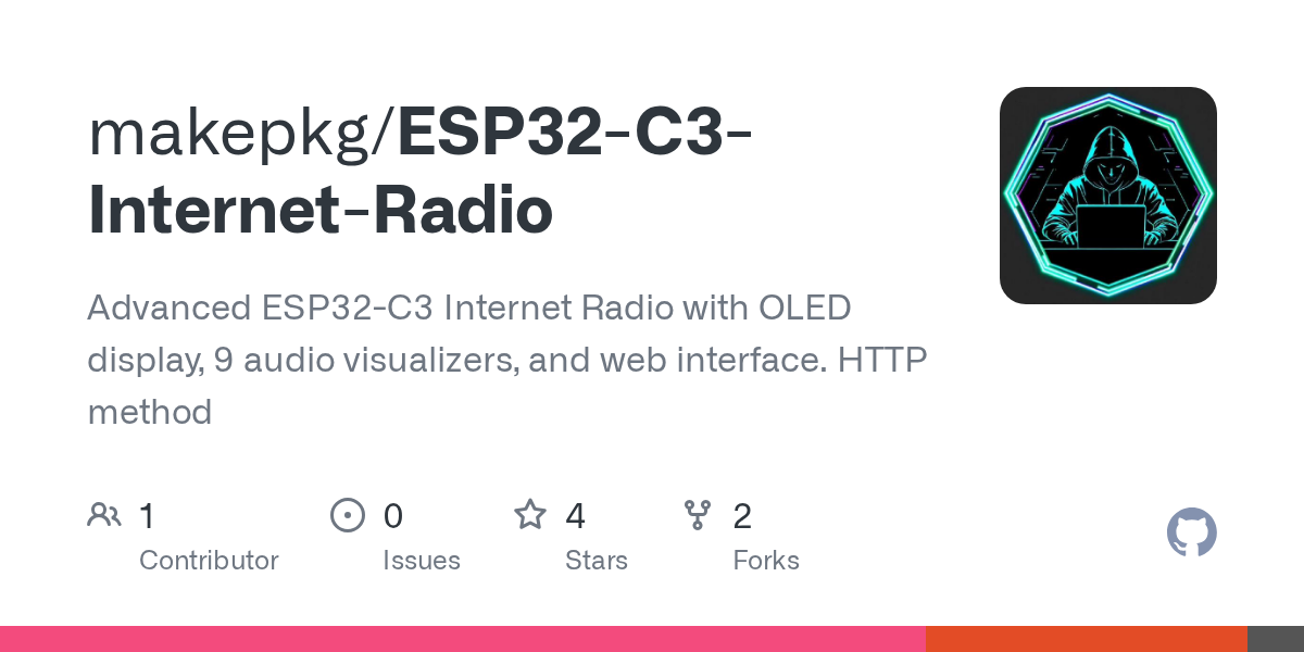 ESP32-C3 Internet Radio v4.6 gallery image